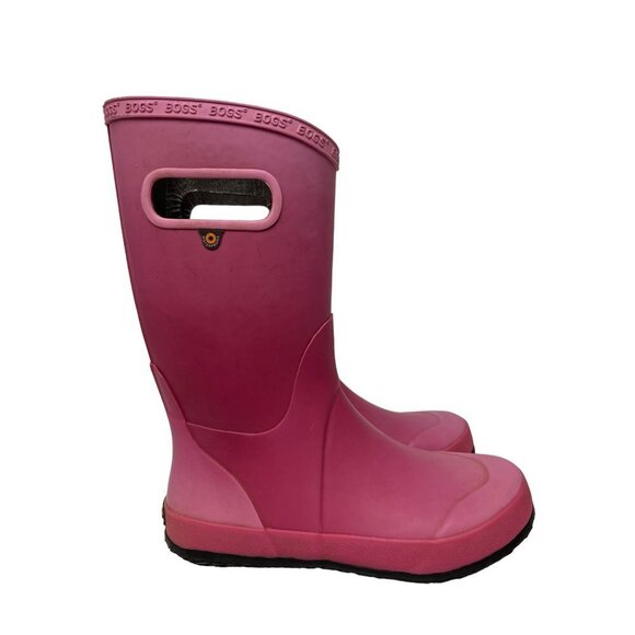 Bogs Pink Ombre Rain Boot Girls Pull On High Size 5 - Picture 1 of 9